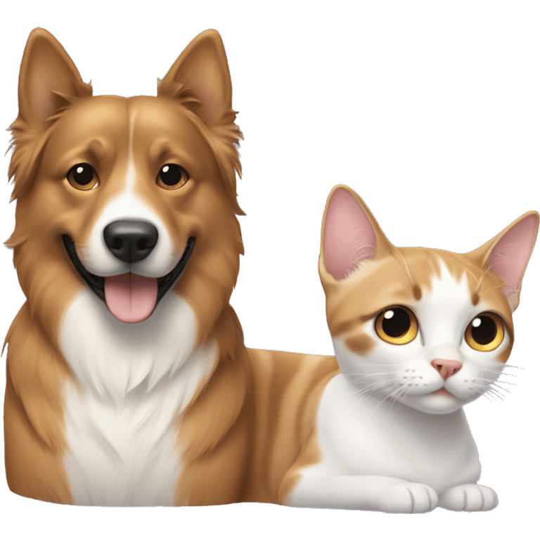 A Dog and Cat  emoji