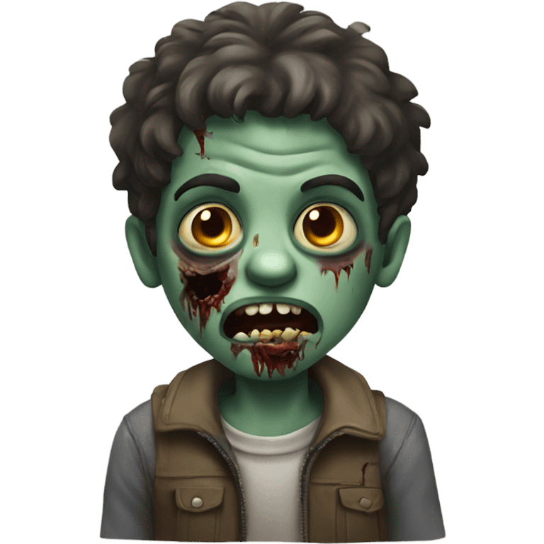 Boy zombie funny emoji