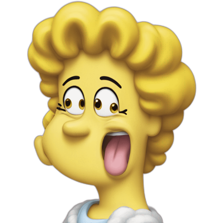 Marge Simpson Heureuse emoji