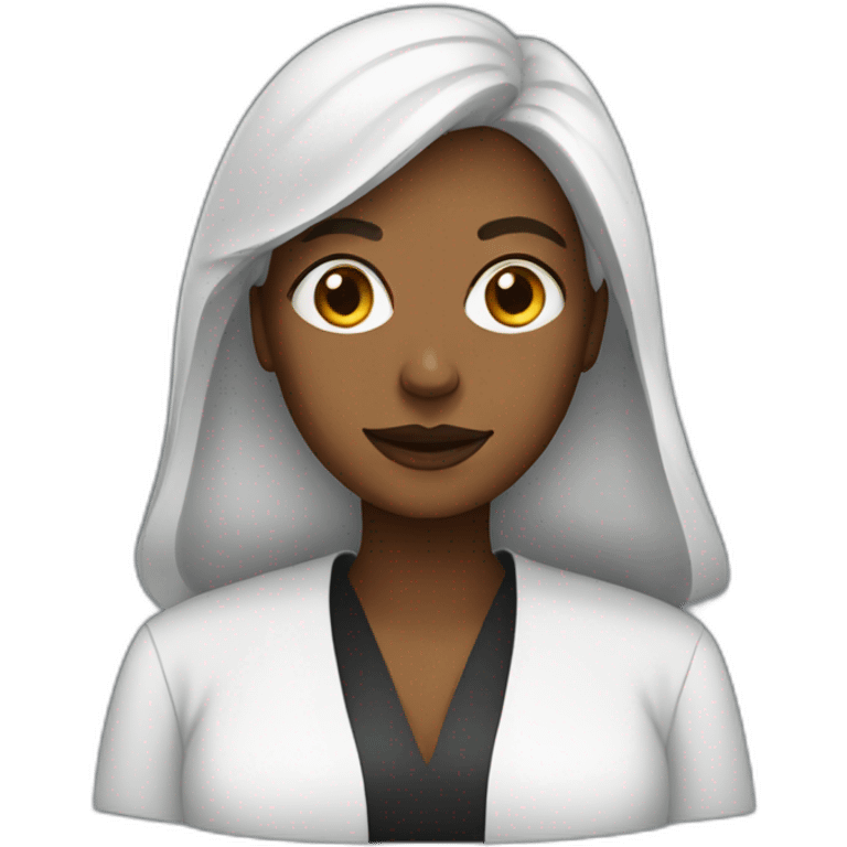 woman lawyer Wearing a robe emoji