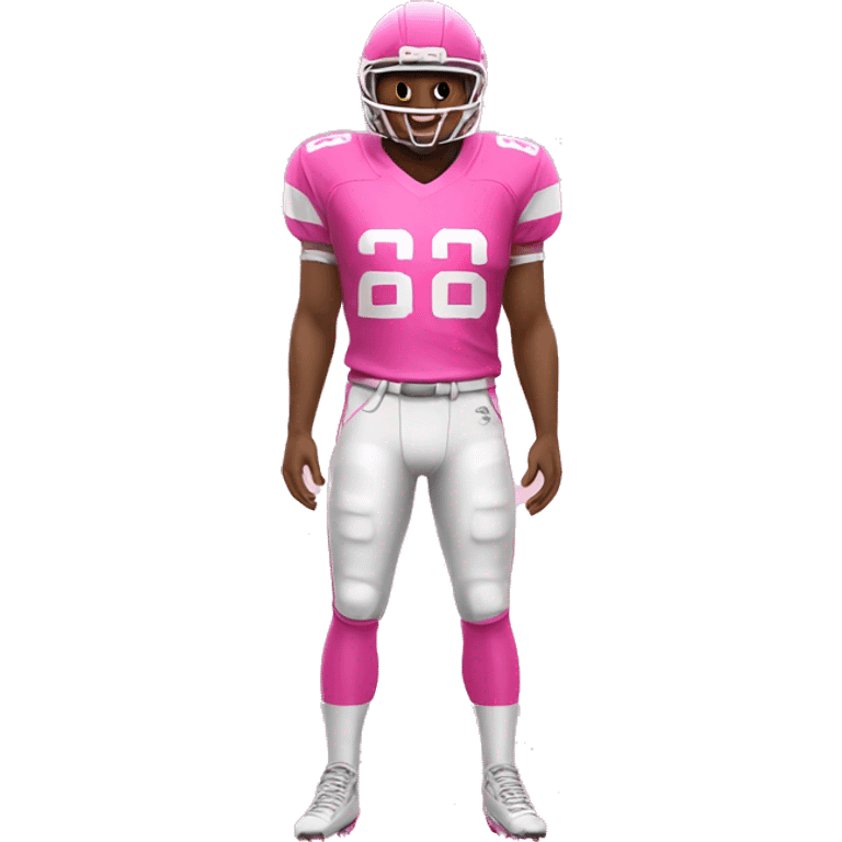 Pink Football jersey emoji