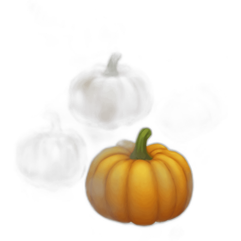 large pumpkin emoji