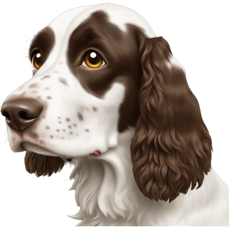 English springer spaniel emoji