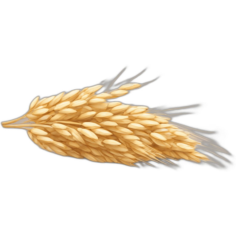 An oat grain emoji