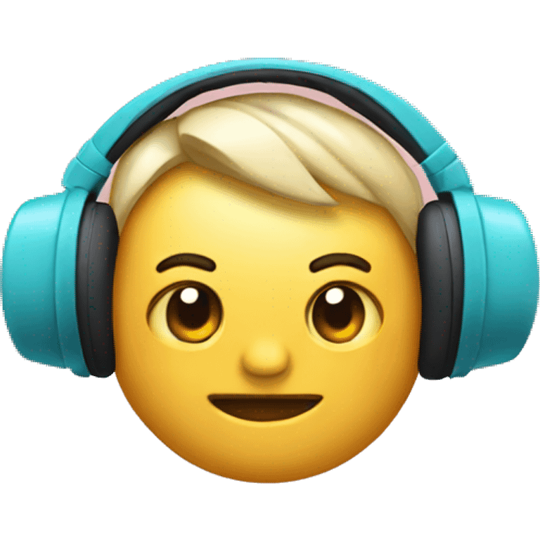 Headphones with bow on sides emoji