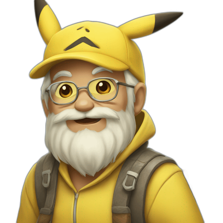 elder pikachu emoji