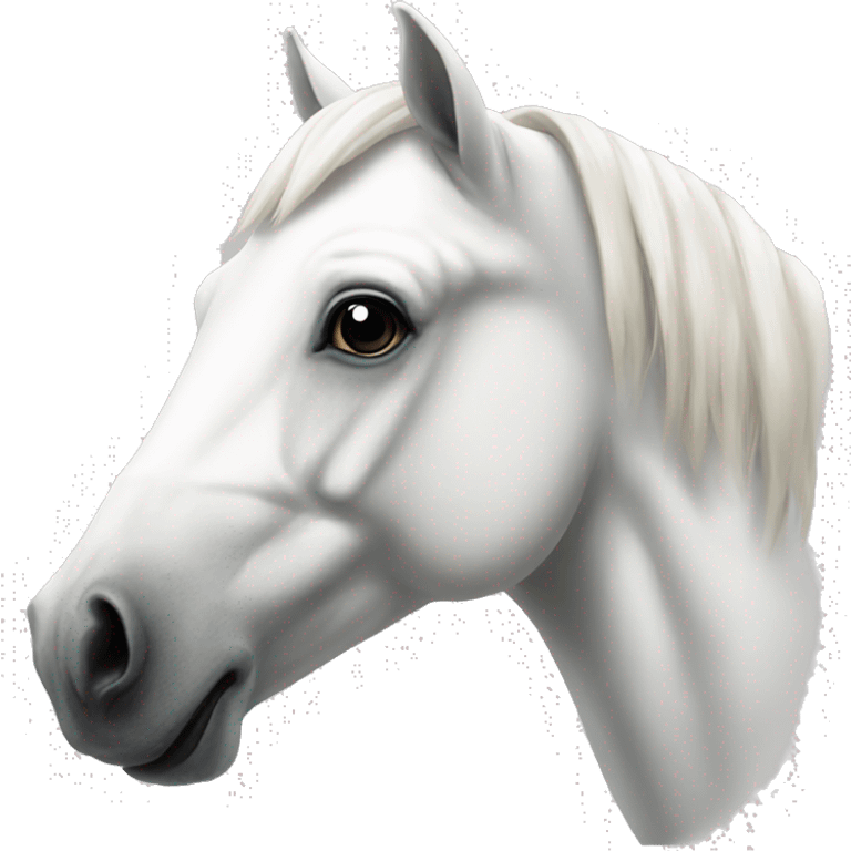 white horse  emoji