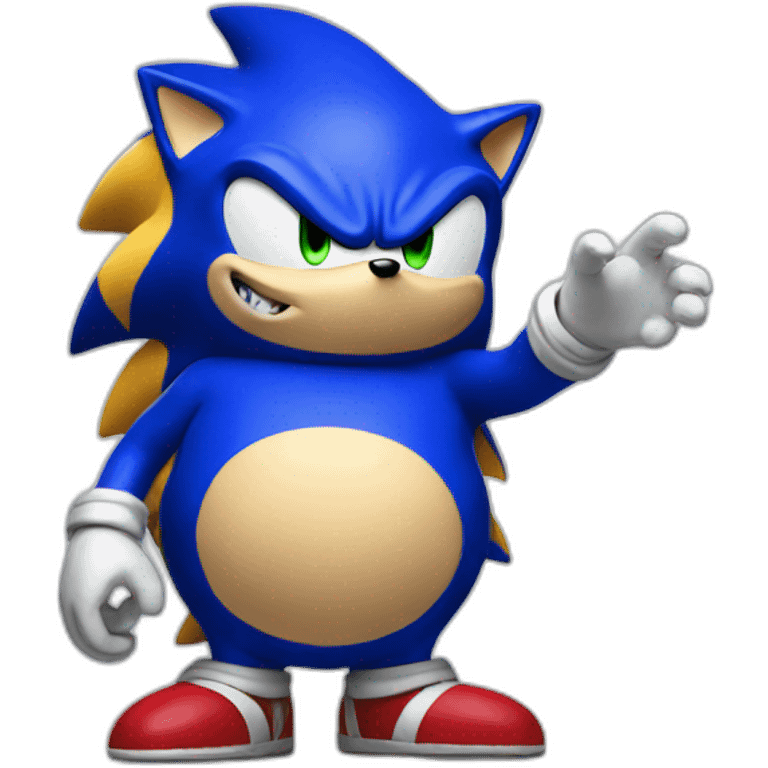 fat sonic emoji