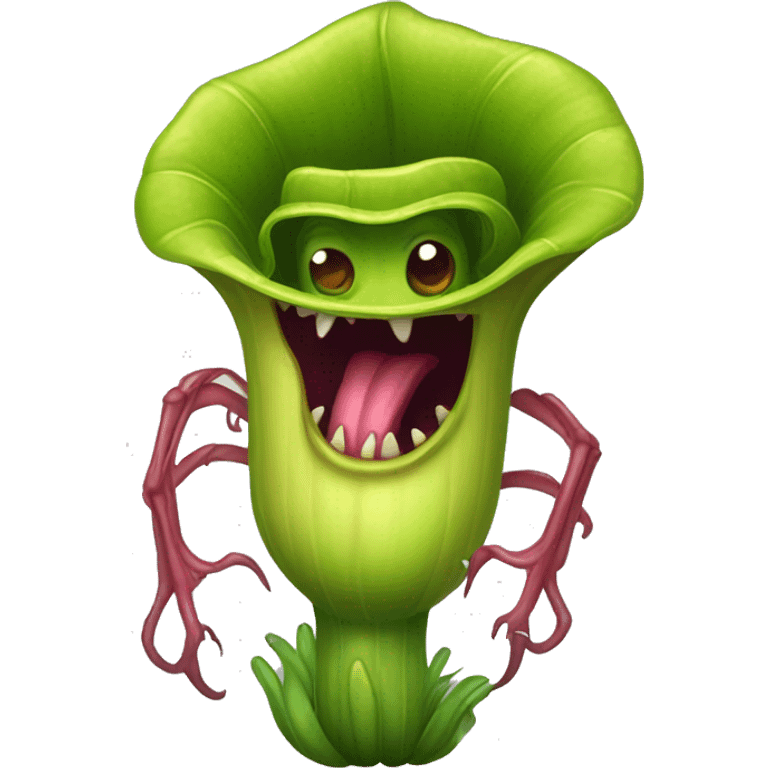 Carnivorous plant monster  emoji