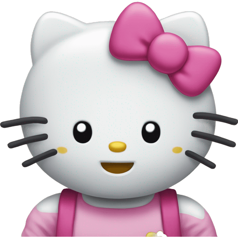 Haz un emoji de hello kitty  emoji