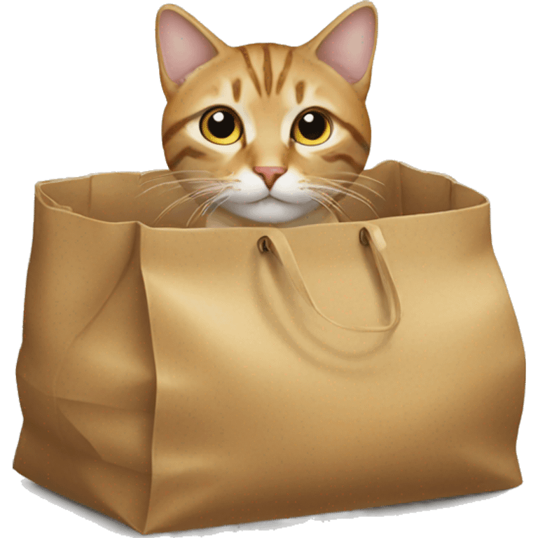 cat in bag emoji