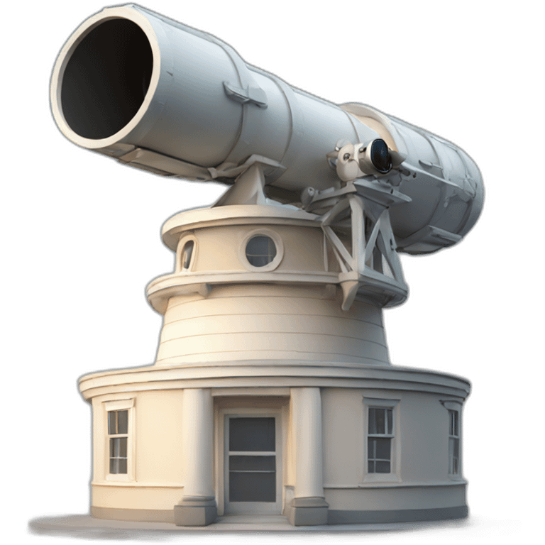 telescope building emoji