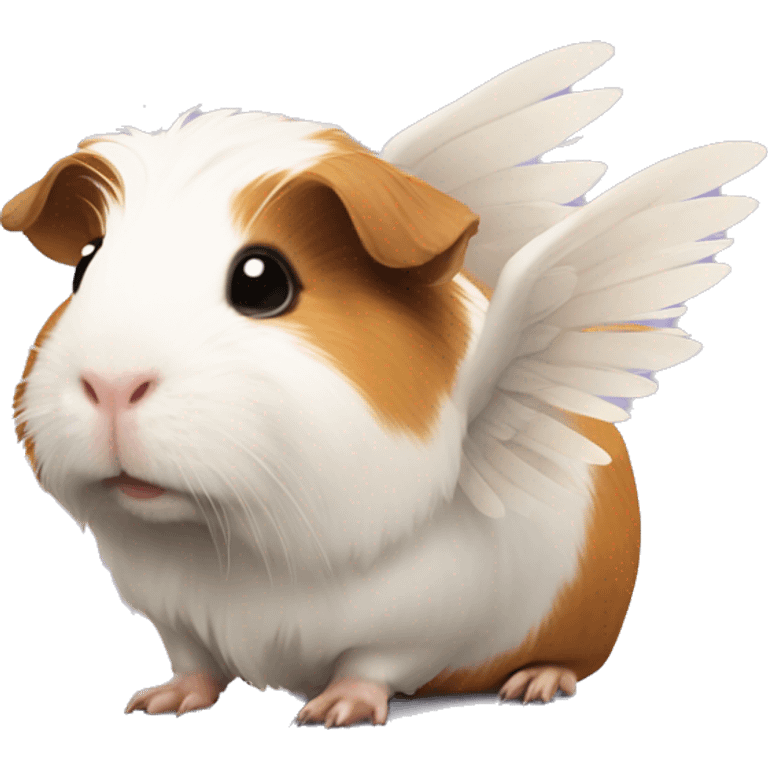 Guinea pig with wings emoji