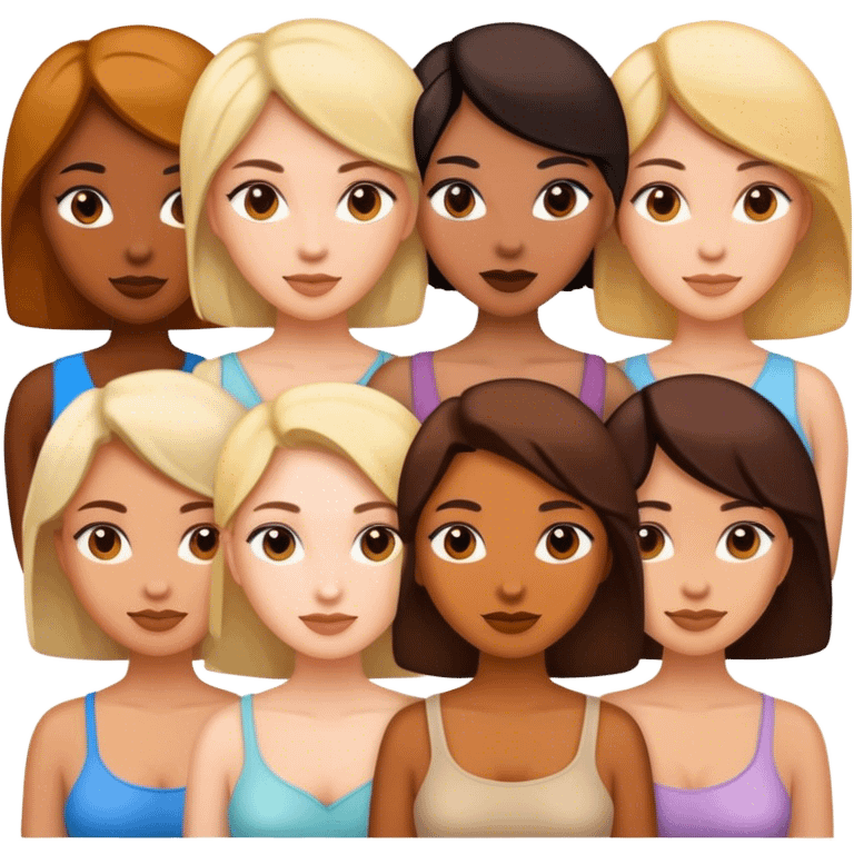 Hot women emoji