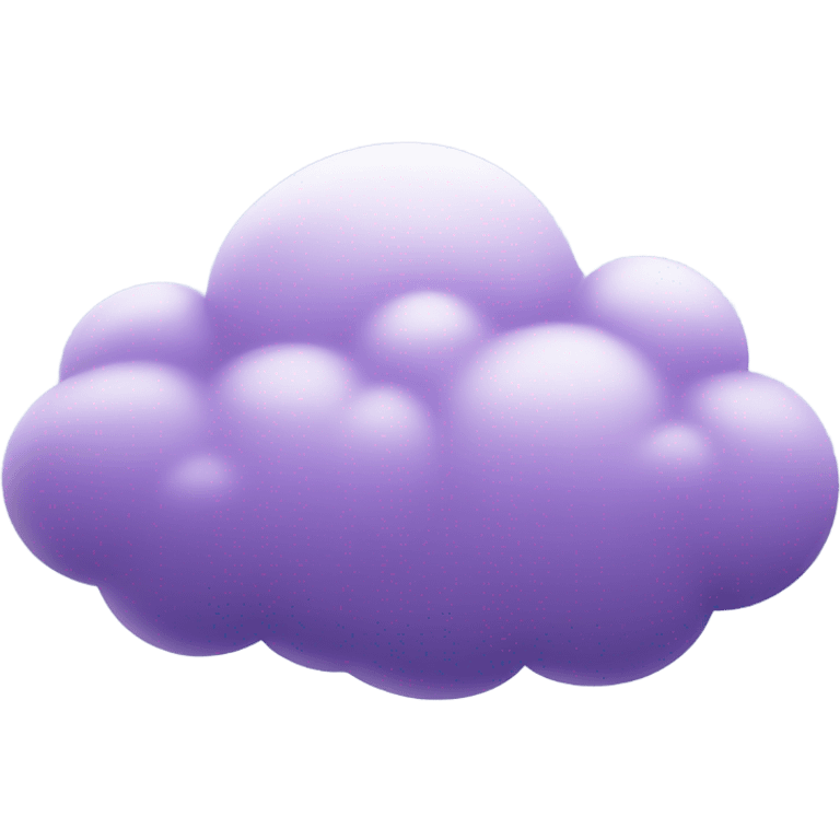 Purple cloud emoji