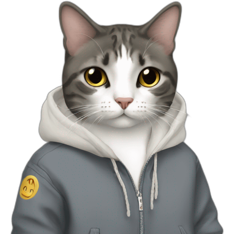 Vetements style cat in Georgia emoji