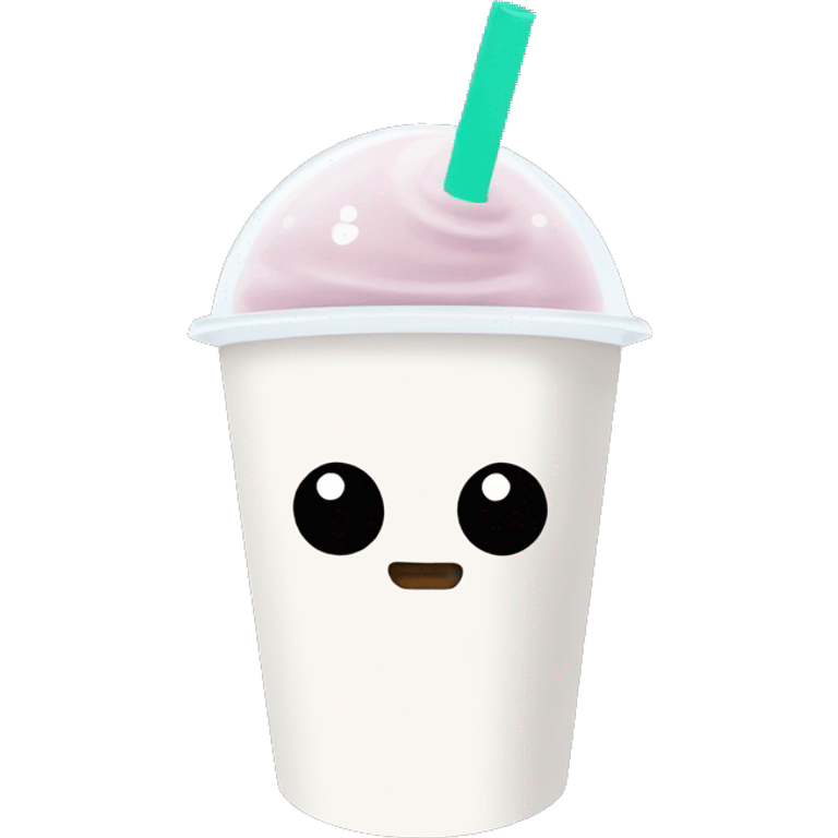 Bubble tea is white cup emoji