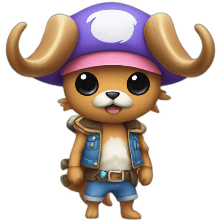 tony tony chopper fusion avec magicarp emoji