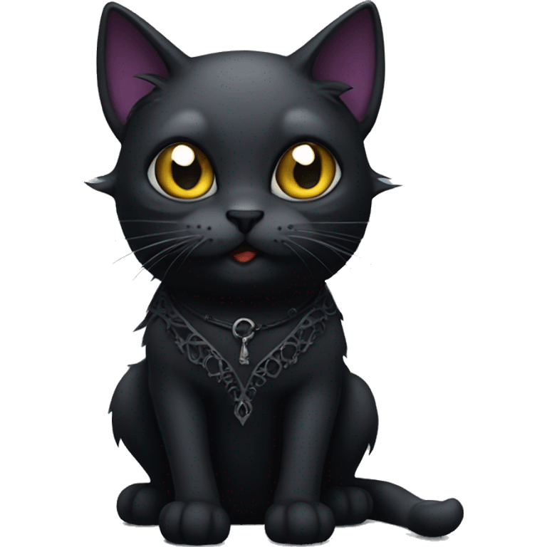 gothic cat emoji