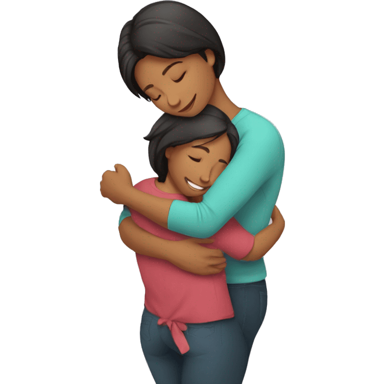 HUGGING mom emoji