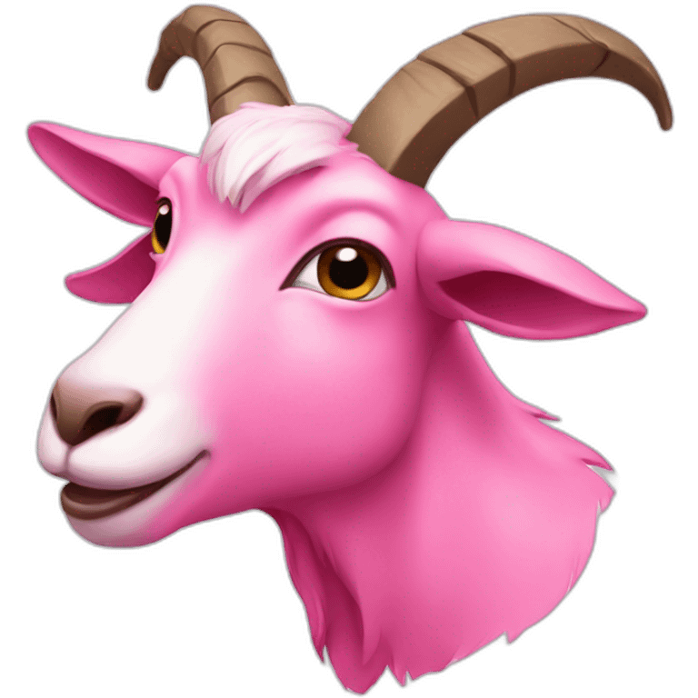 All Pink Goat emoji