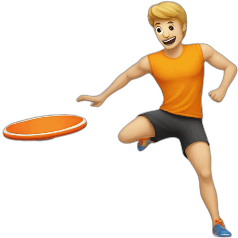 frisbee player emoji