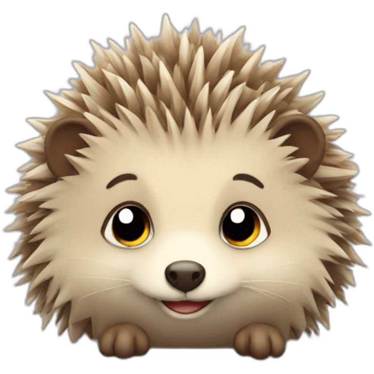 hedghog cute emoji