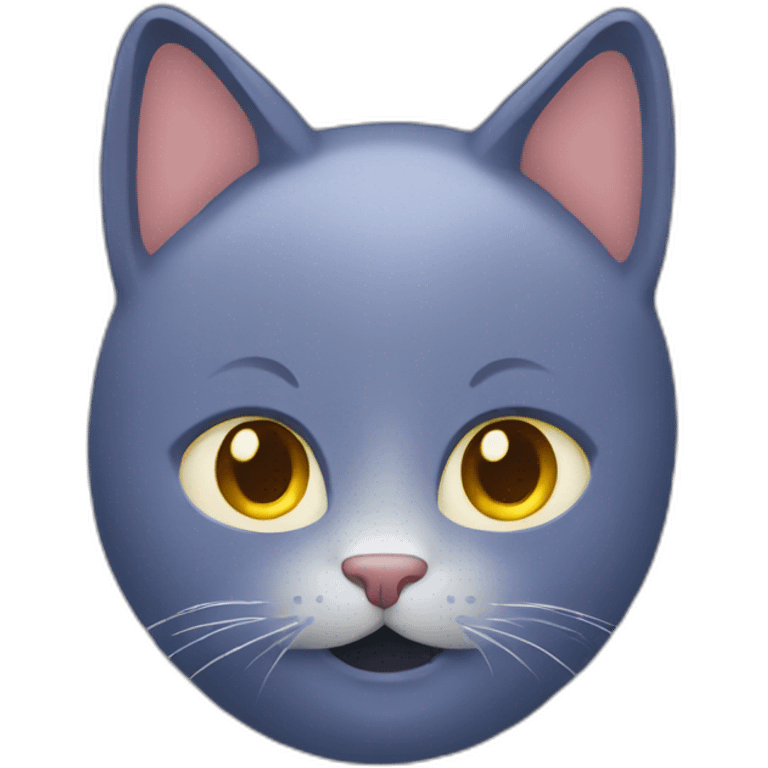 Une personne qui embrasse un chat emoji