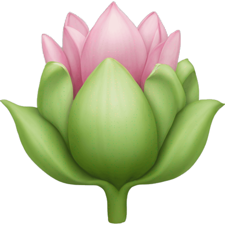 Elephant lotus flower bud  emoji