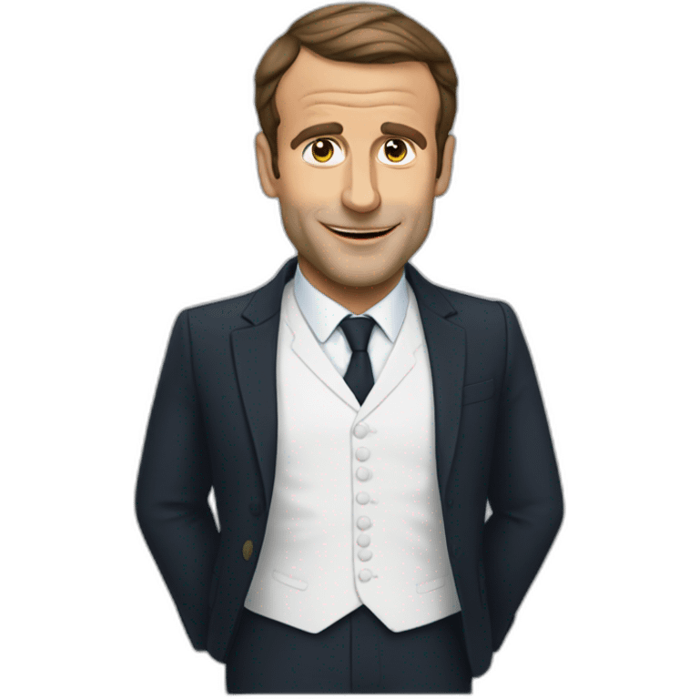 Macron qui rit emoji