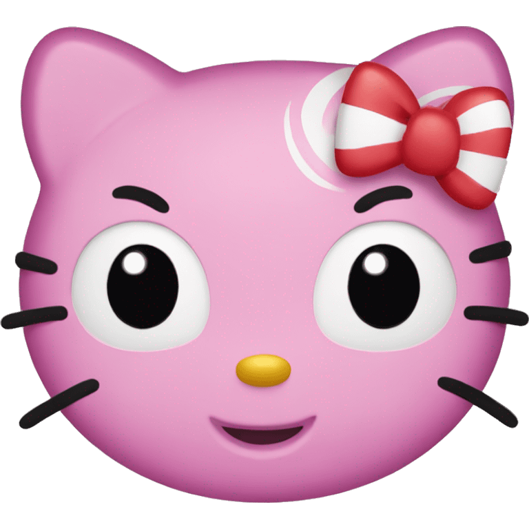 Hello kitty face emoji