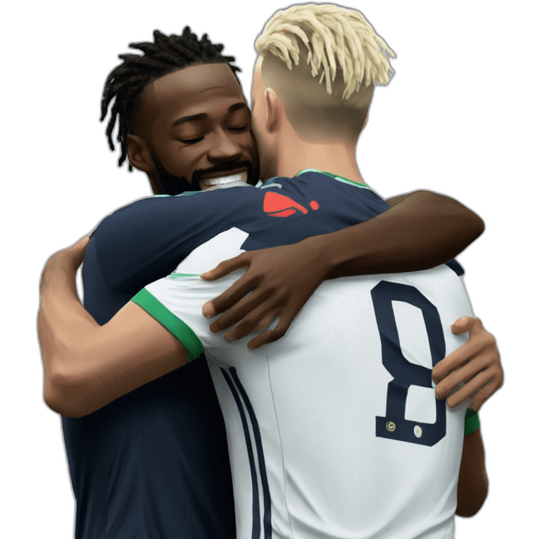 ten hag hug to onana emoji