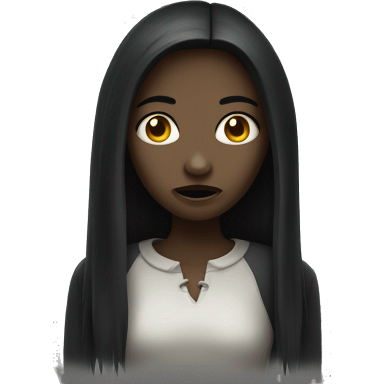 Horror girl  emoji