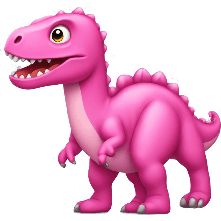 Pink dinosaur emoji