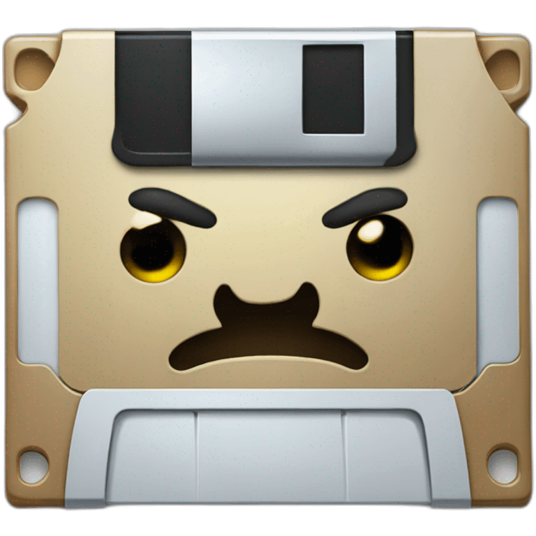 Happy Floppy Disk emoji