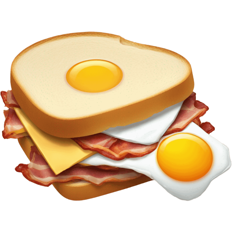 Bacon egg and cheese emoji