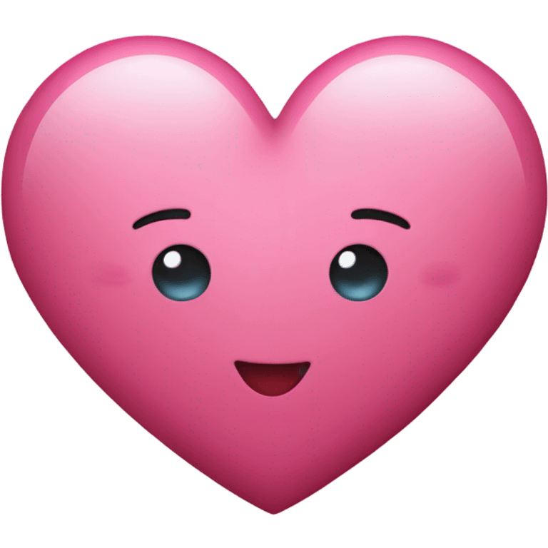 corazon rosa con brillo emoji