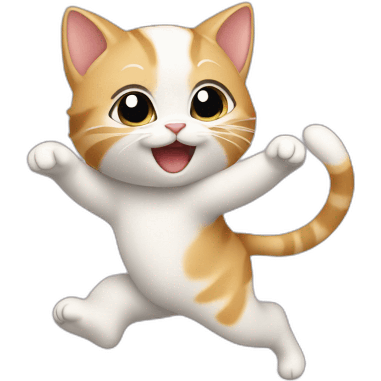 Chaton qui danse emoji