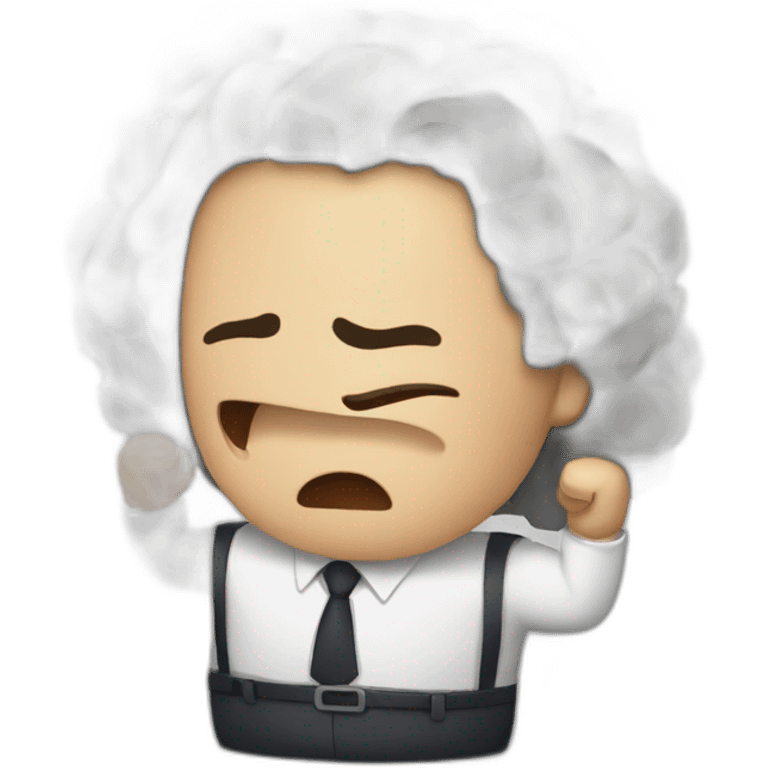 Strong Earthquake in office emoji