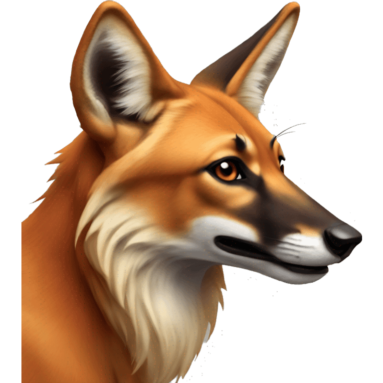 Maned wolf emoji