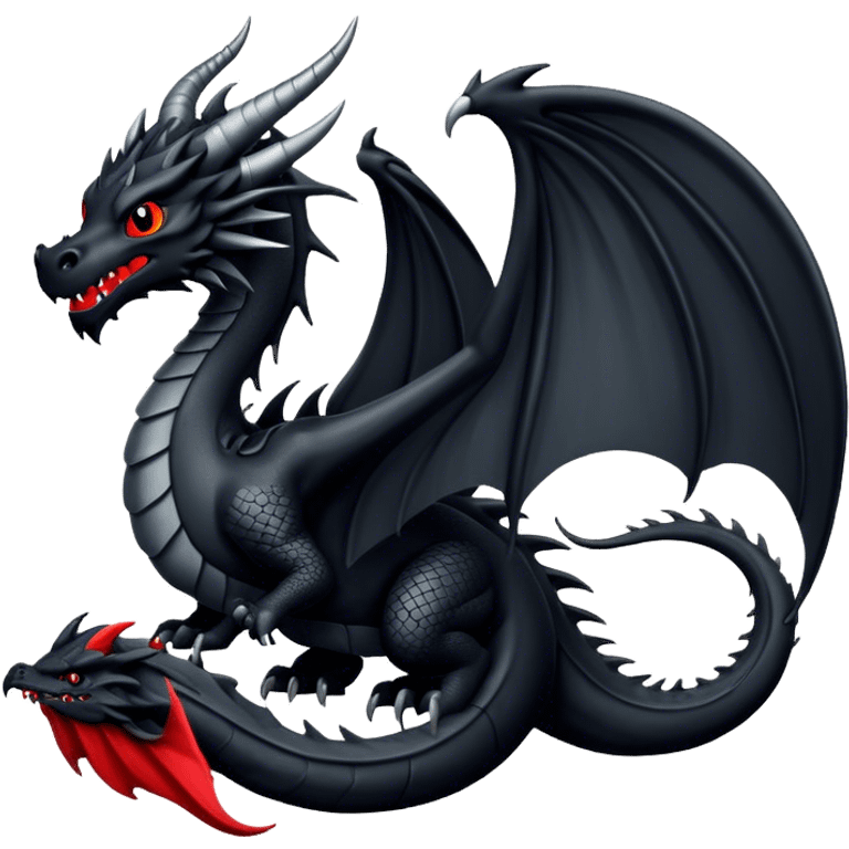 Black dragon emoji