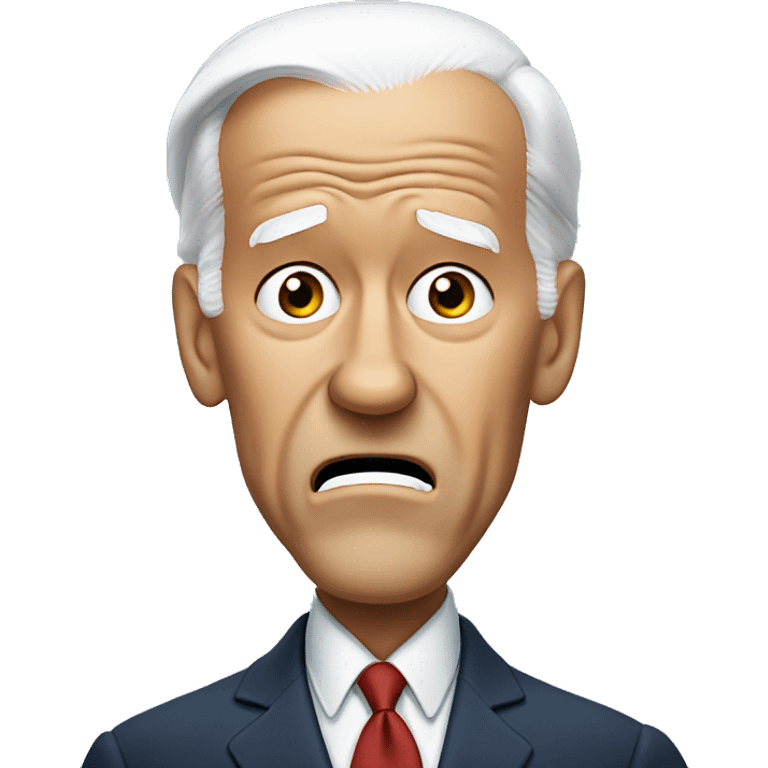 joe biden looking confused mouth open emoji