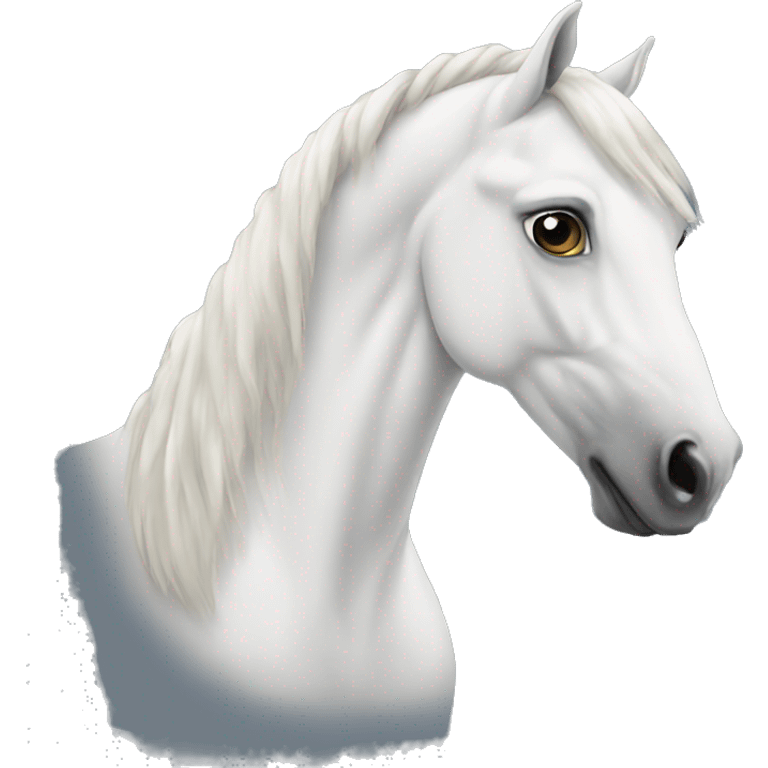 white horse emoji