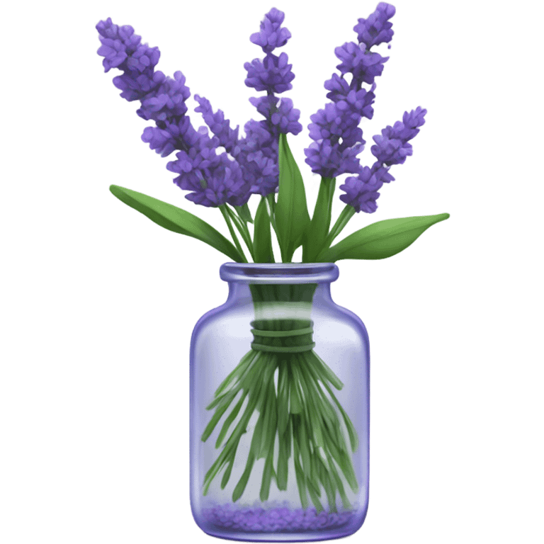 Lavender in a bottle emoji