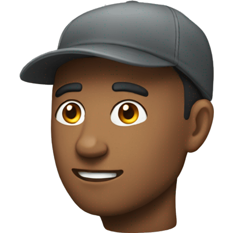 a man with a cap emoji