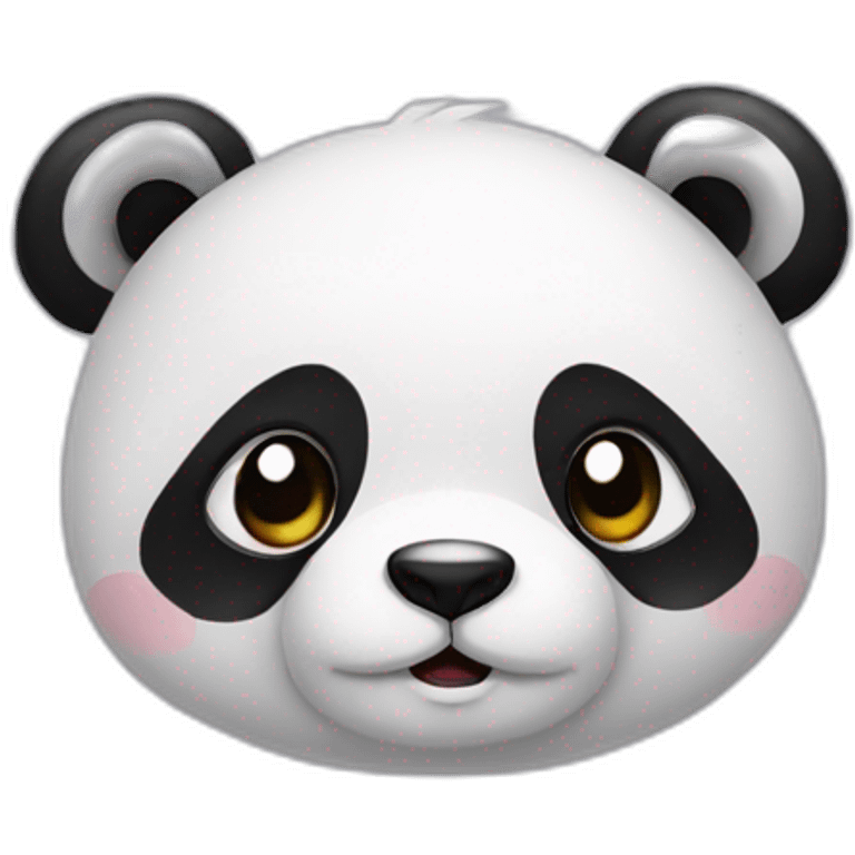 Panda love emoji