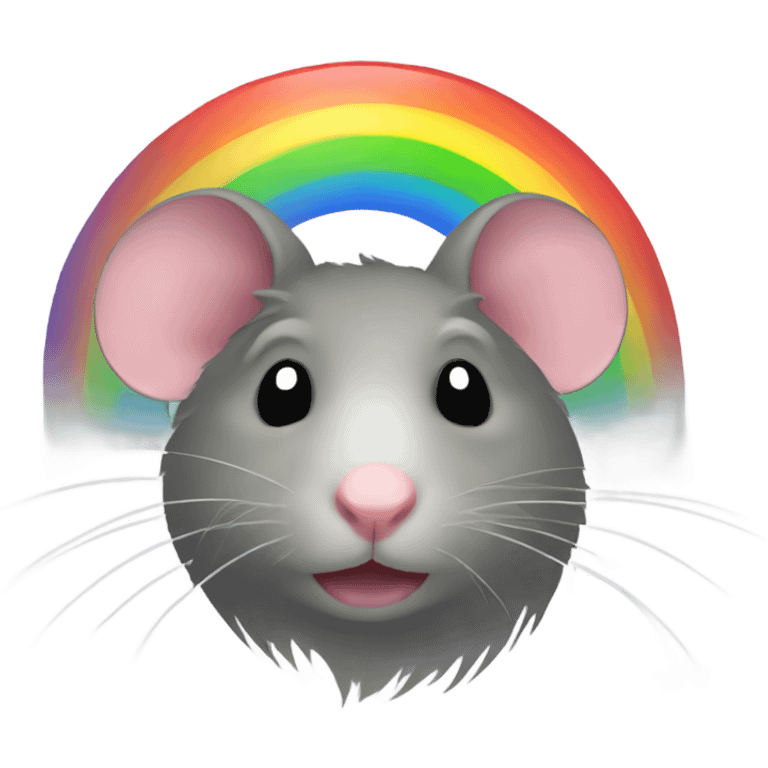 rainbow rat emoji