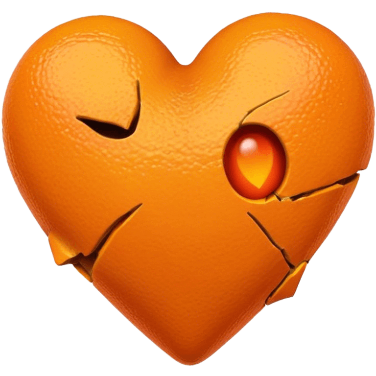 Make this emoji 💔 orange  emoji