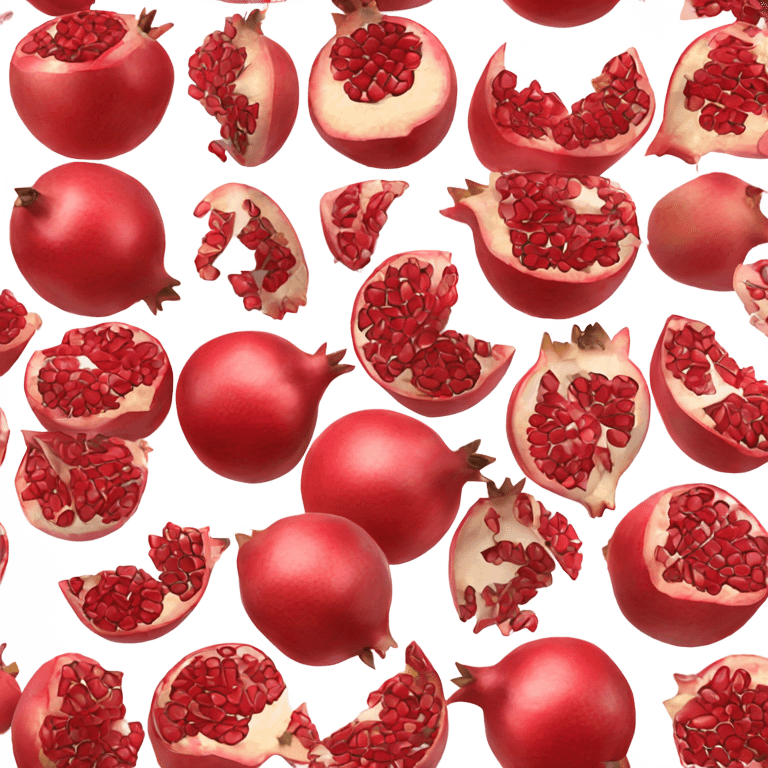 cut open pomegranate emoji