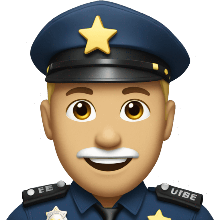 Police star emoji